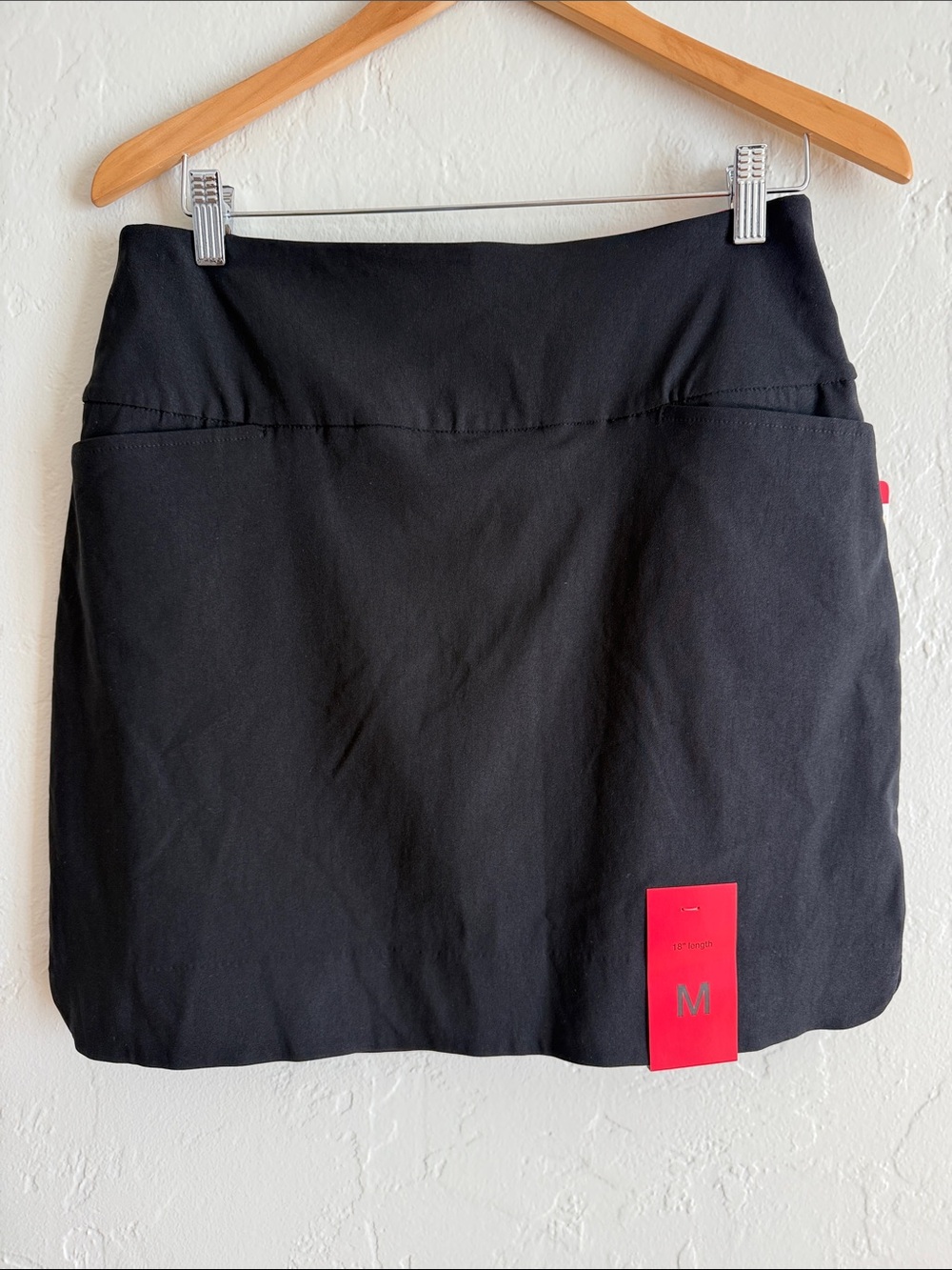 NWT Black Mini Skort Everyday Athliesure Style